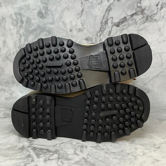 Sorel Youth Sz 5 Tan Caribou Waterproof Leather Winter Snow Boots Lace Up P18-11 - Picture 6 of 12